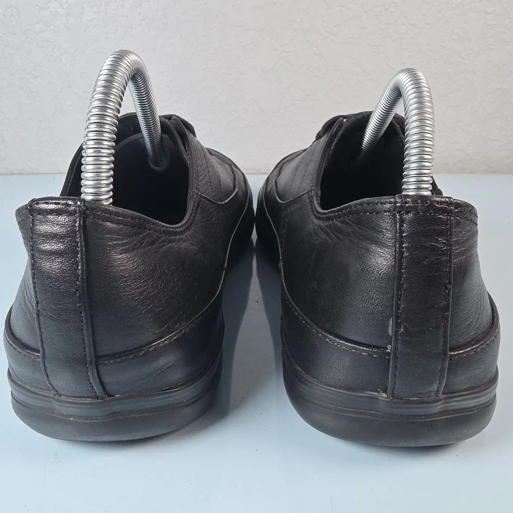 FitFlop Trainer Sport Black Leather Sneakers Women's 9 Comfort Walking Outdoor